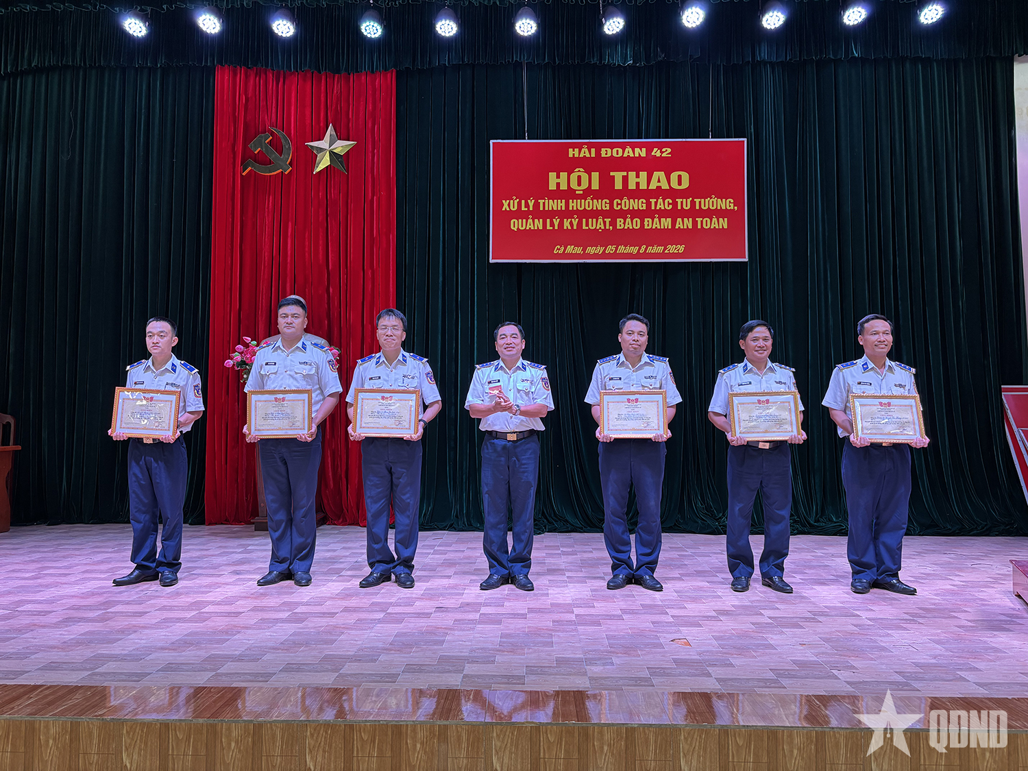 Hải đoàn 42: Nâng cao chất lượng quản lý tư tưởng và kỷ luật qua hội thao xử lý tình huống